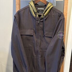 Burton Analog Integrate Hooded Flannel